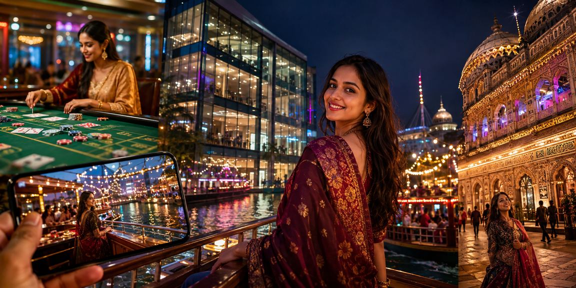 খুলনার নাইট মার্কেটে বাকারত গেমস খেলার পরিবেশ